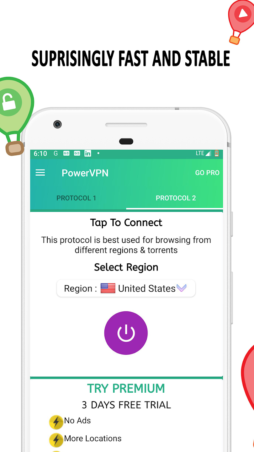 Power VPN Mod Apk