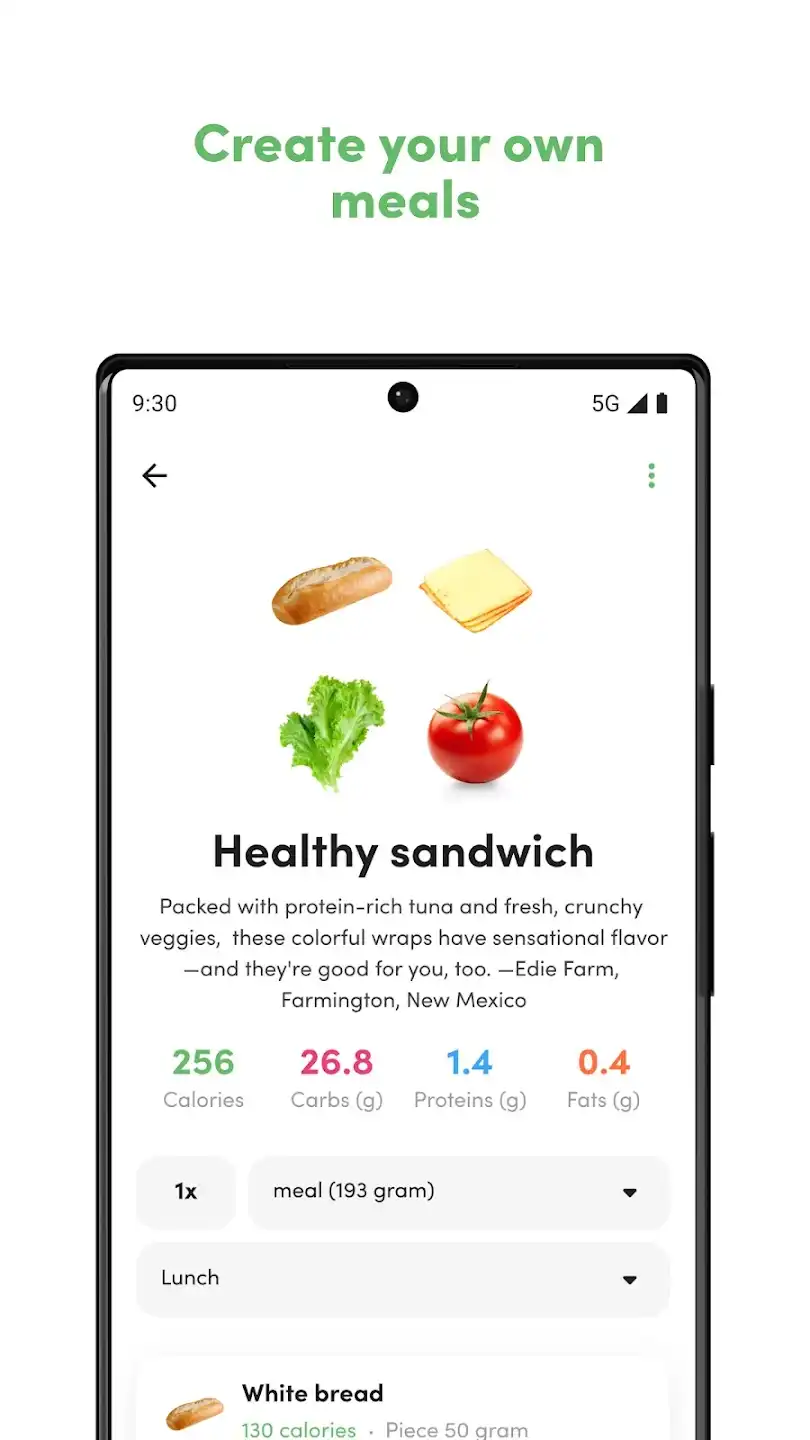 Calorie, Carb & Fat Counter MOD APK 2023