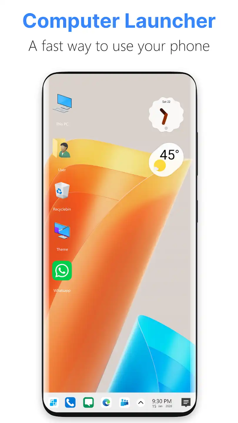 Computer Launcher Mod APK
