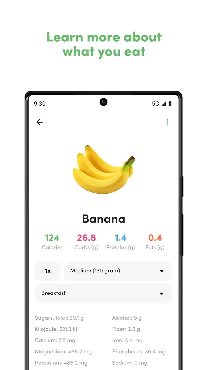 Calorie, Carb & Fat Counter MOD APK 