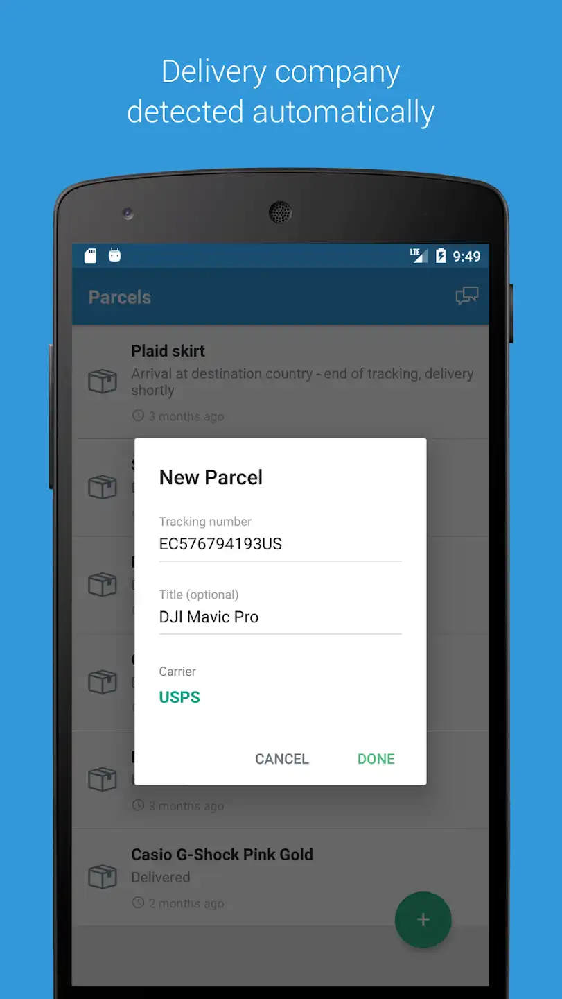 Features of  Parcels MOD APK