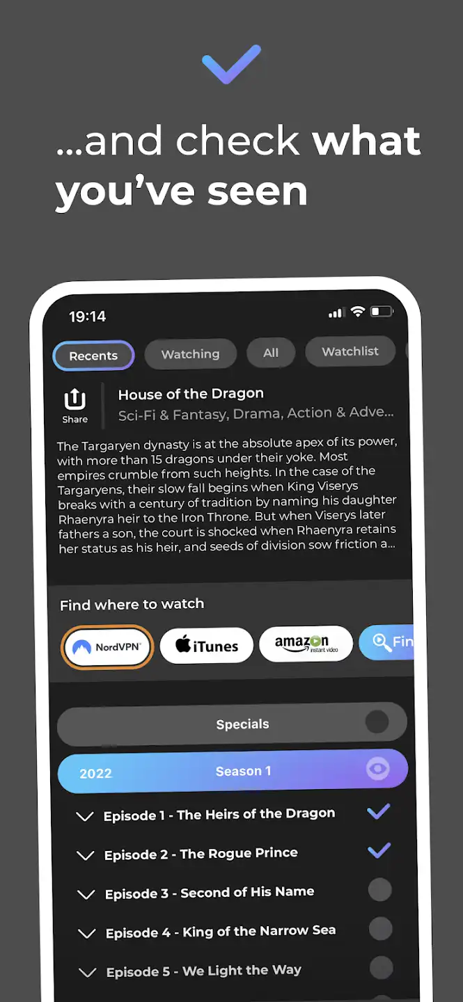 Features of WATCHED MOD APK