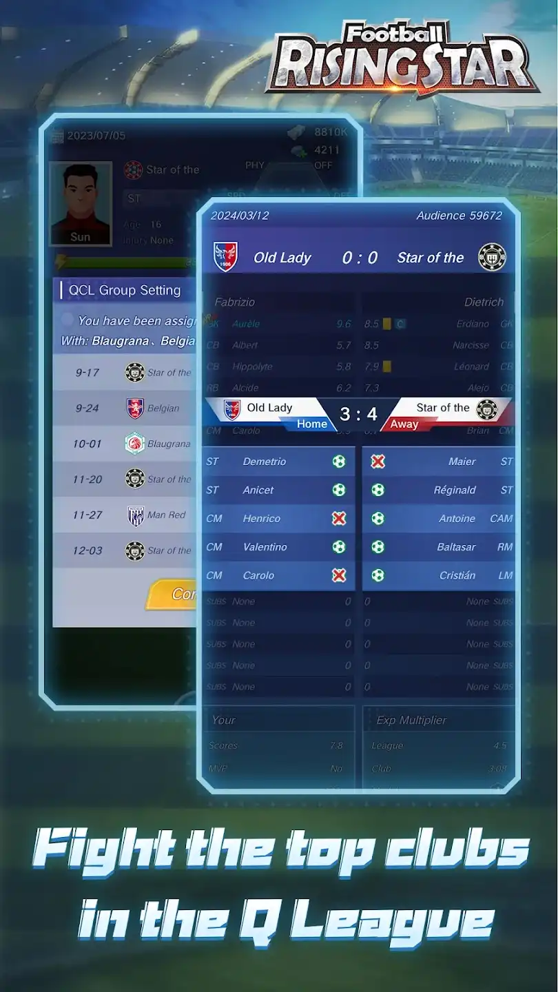Football Rising Star Mod Apk