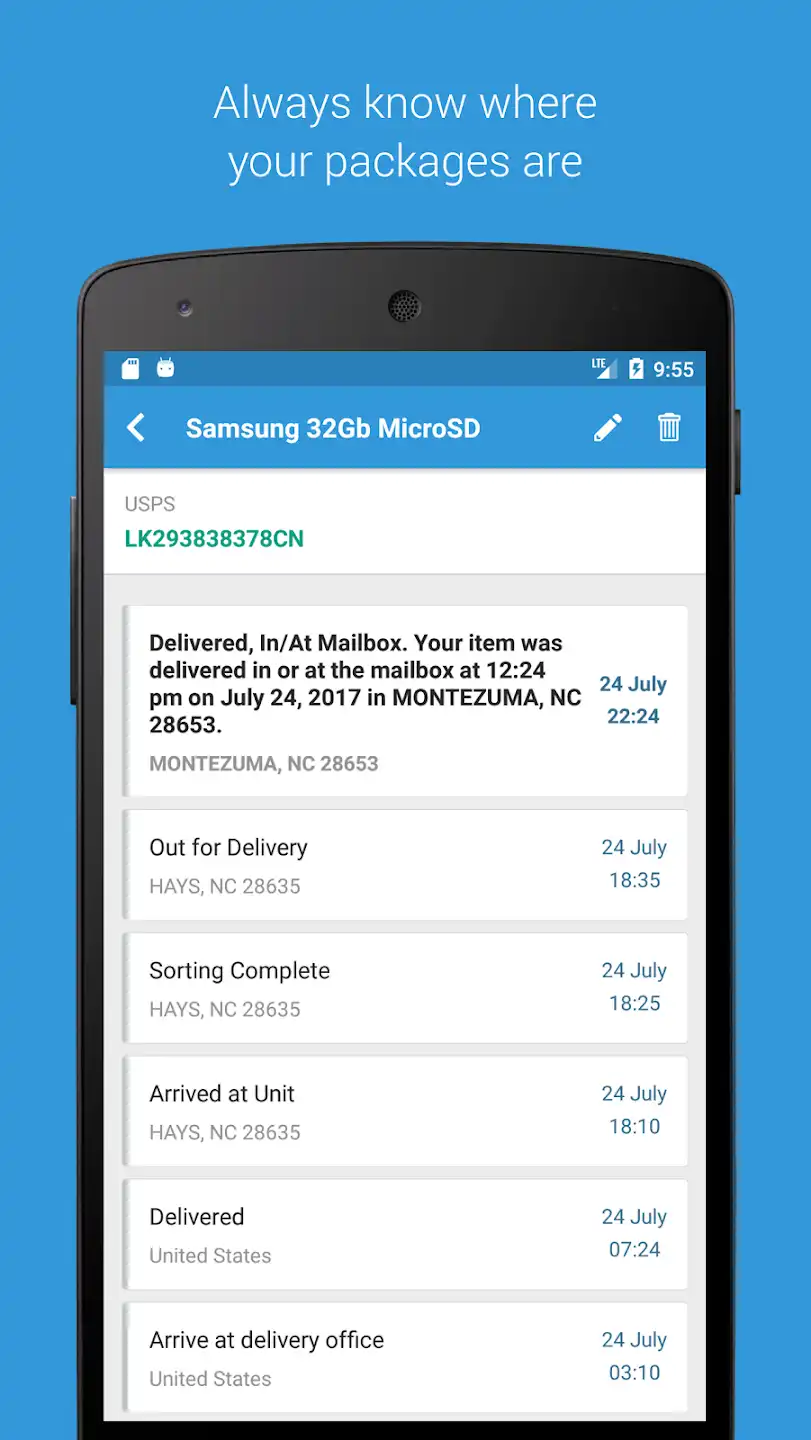 Parcels APK 