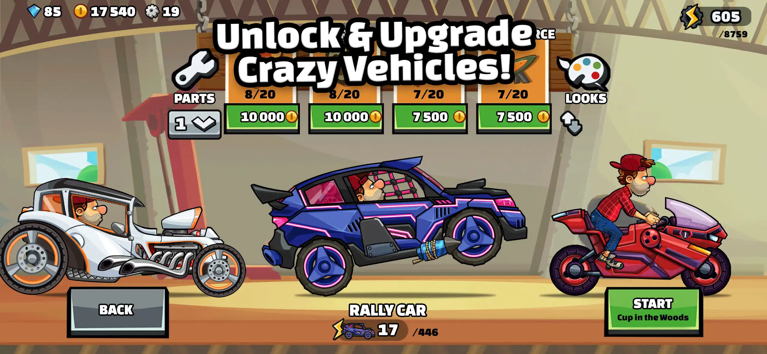 Features of Hill Climb Racing 2 Mod APK 
