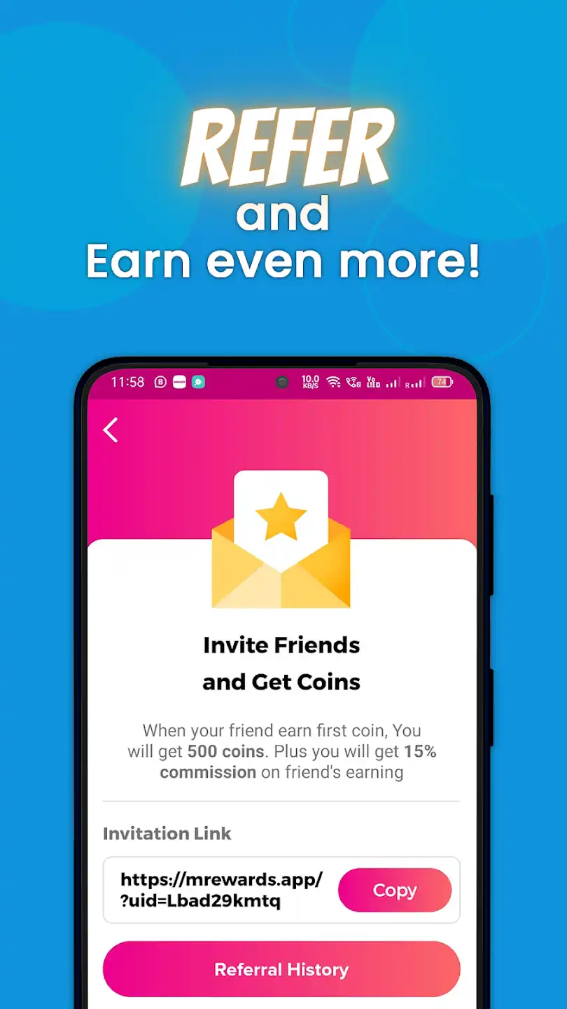 Features of MRewards Mod APK