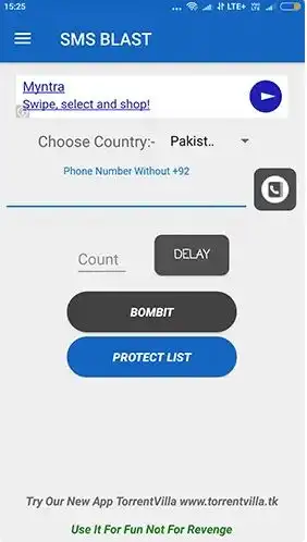 Sms bomber Apk