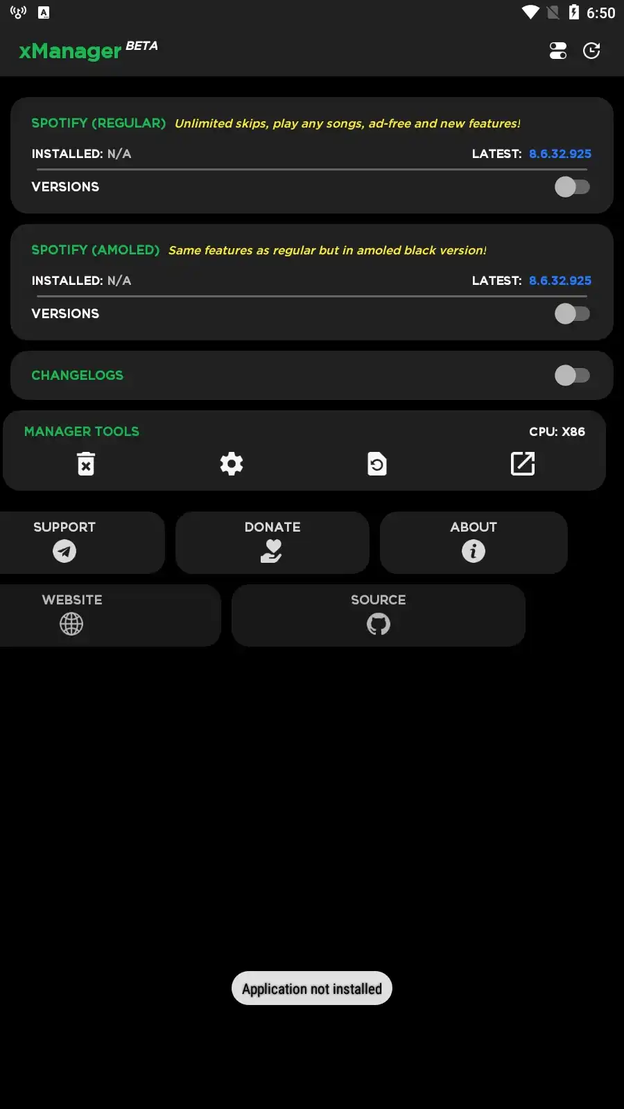 xManager Spotify APK