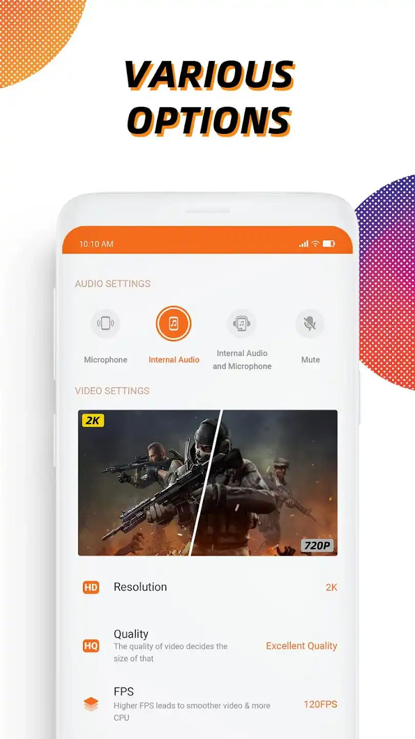 Features of Vidma Recorder Mod APK