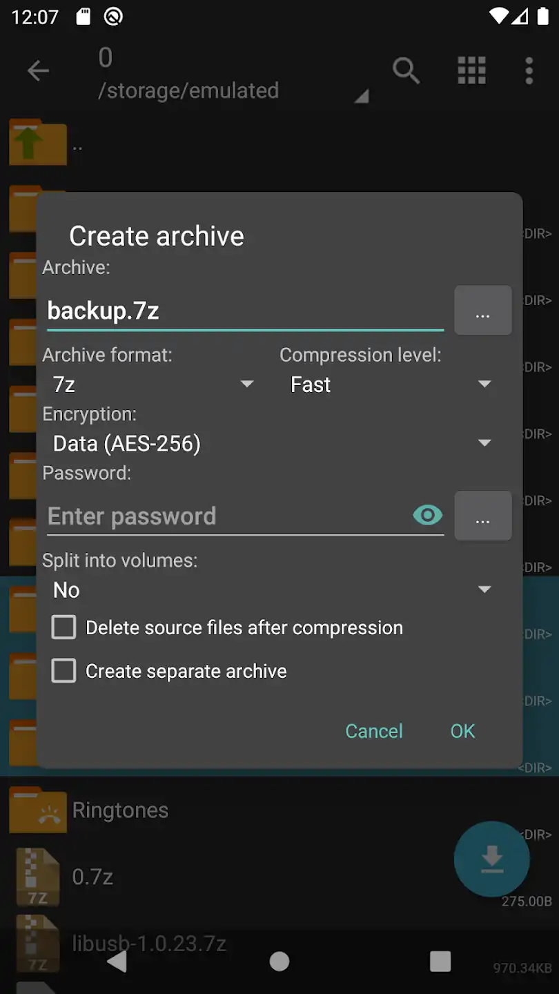 Features of ZArchiver Donate Mod APK