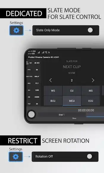 Features of Blackmagic Camera APK