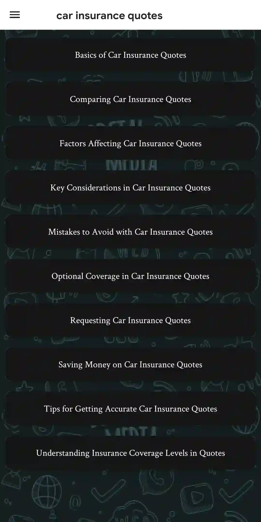 car insurance quotes