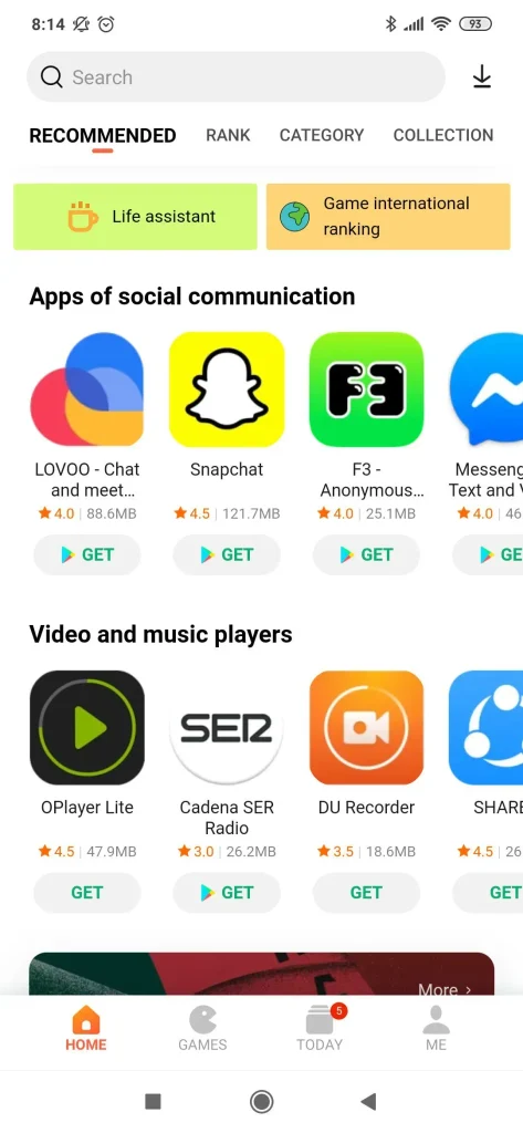 Get apps APK for Android TV