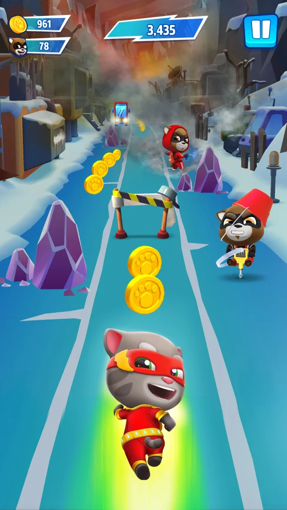 Talking Tom Hero Dash Gameplay