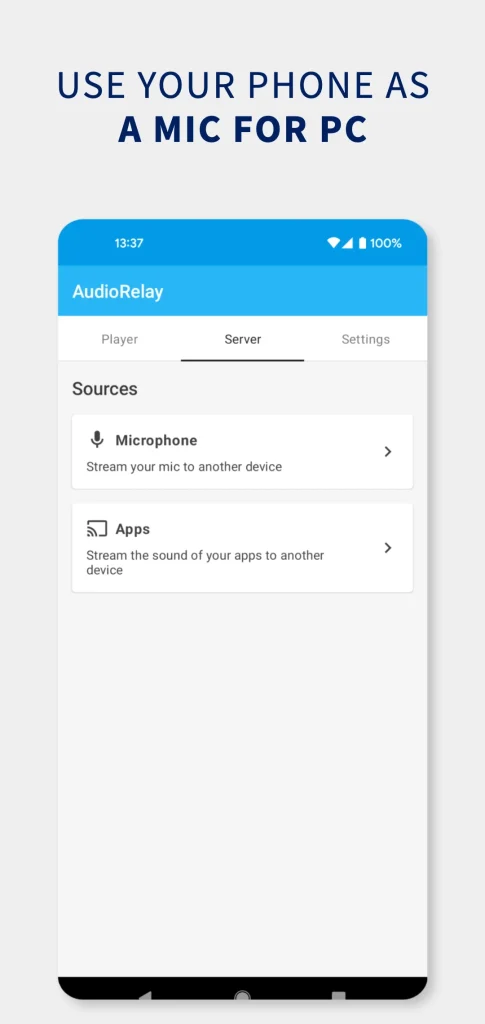 Audio relay android mod apk