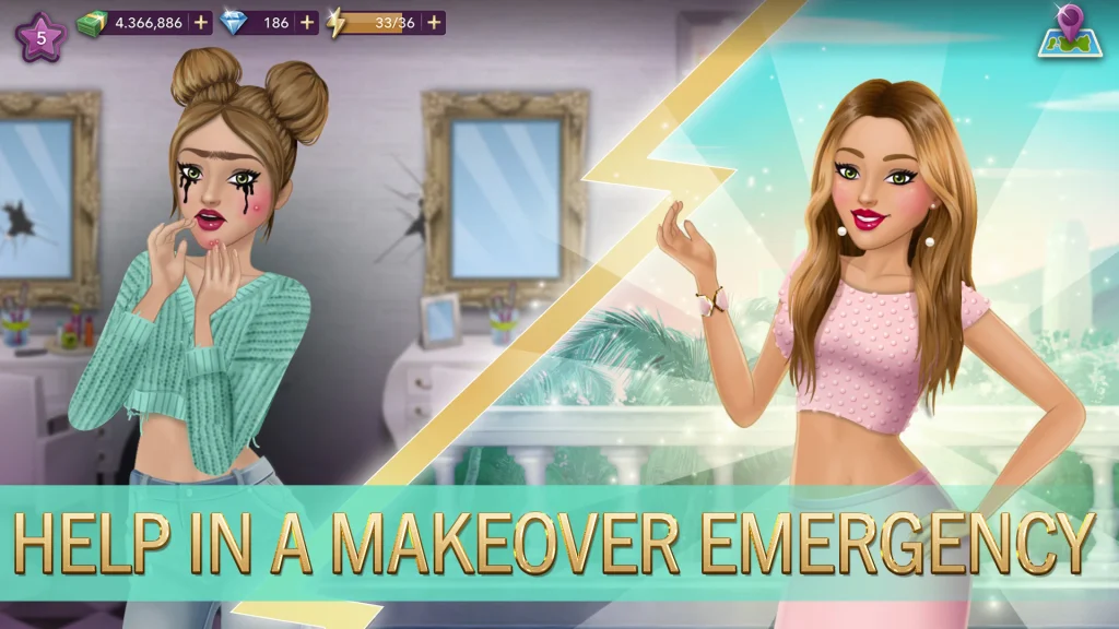 Hollywood story mod diamonds latest version apk